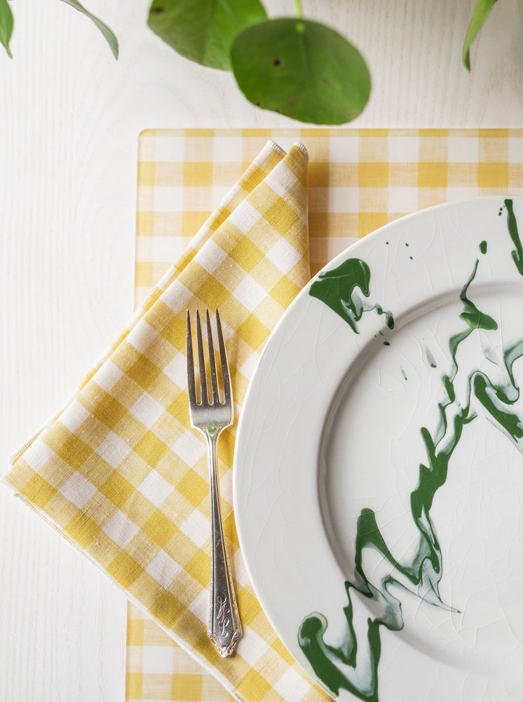 
                  
                    Wadsworth Goldenrod Gingham Placemat
                  
                