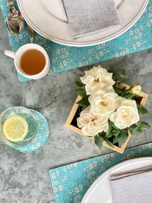 
                  
                    Starbuck Turquoise Floral Placemat
                  
                